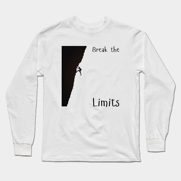 Break the Limits Long Sleeve T-Shirt by Little Painters